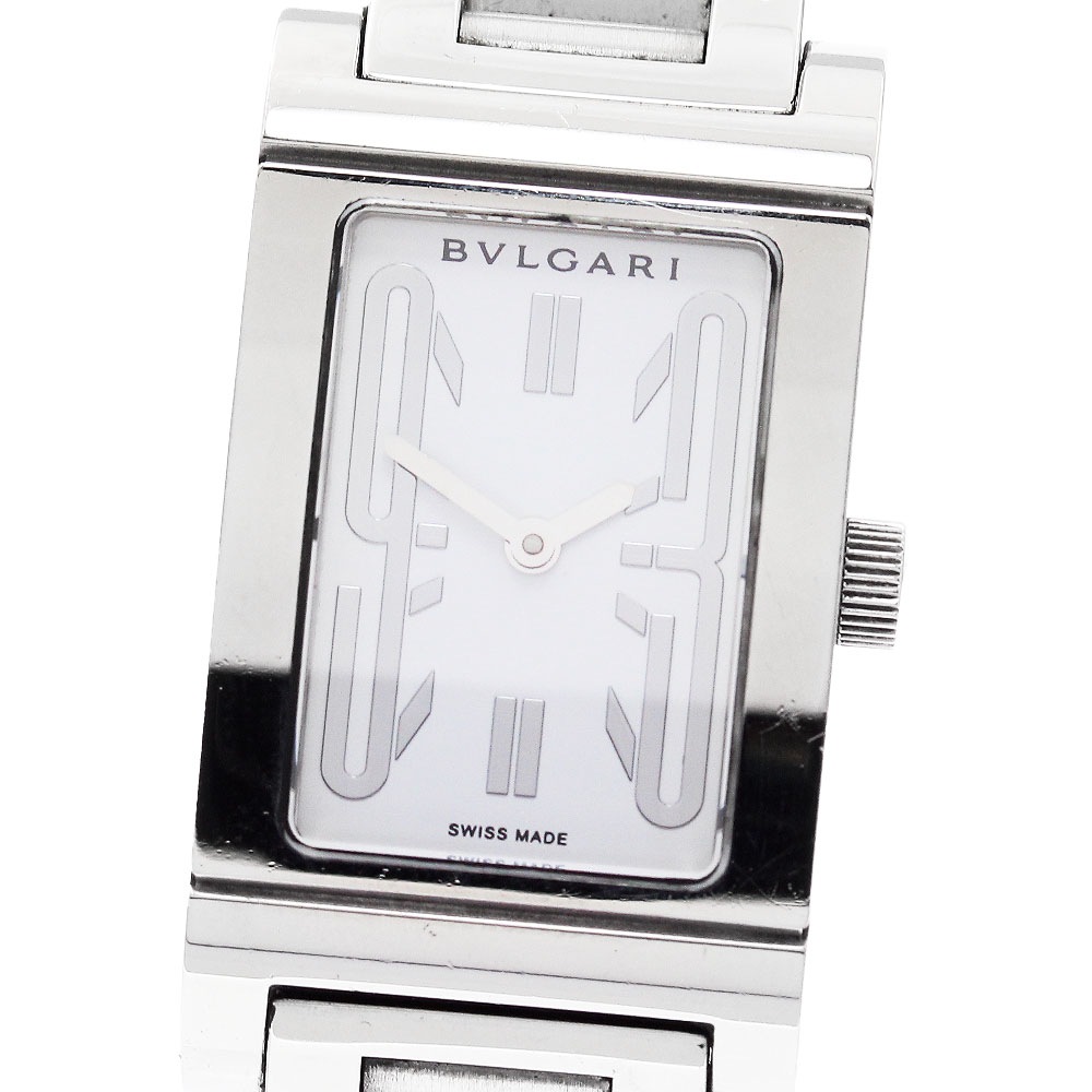 ブルガリ BVLGARI RT39S レッタンゴロ クォーツ レディース _890680【中古】