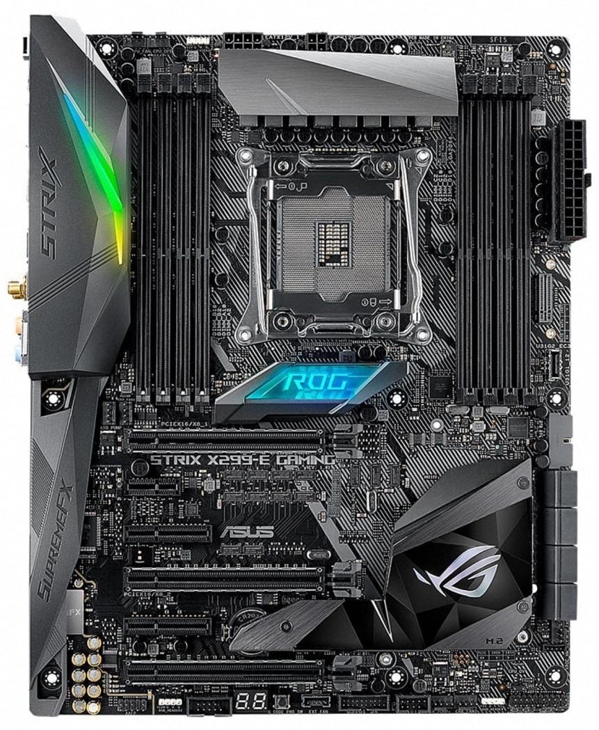 ASUS ROG STRIX X299-E GAMING LGA2066 DDR4 M.2 USB 3.1 802.11 AC WI-FI X299 ATX Motherboard