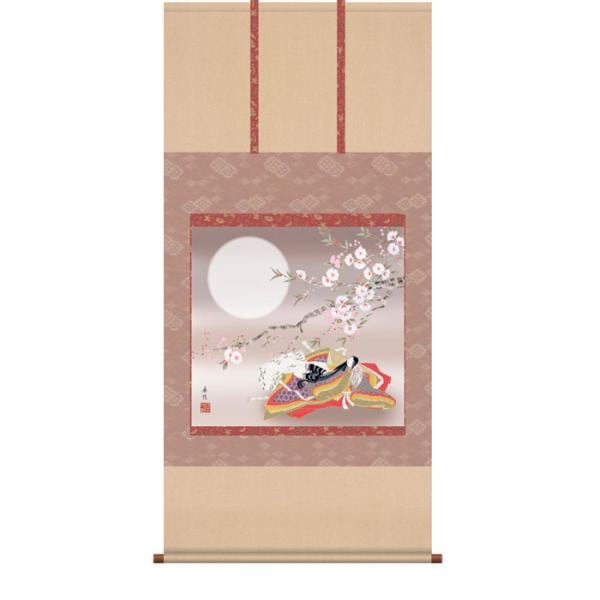 掛軸 紫式部 西尾香悦 筆 収納箱付き 十年間保証 受注生産品