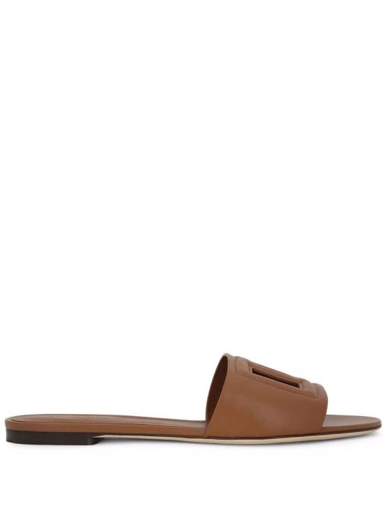 DOLCE & GABBANA Women Sandals CQ0436 AY329 81236 MARRONE CHIARO