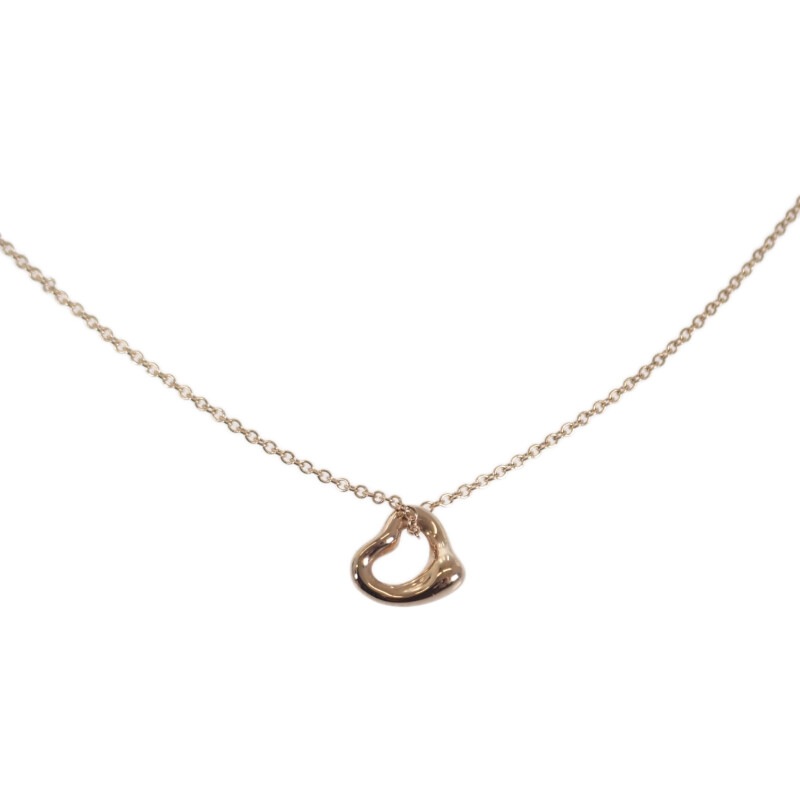 エルサ ペレッティ オープンハート ペンダント 60957428 ネックレス K18PG ピンクゴールド レディース 美品【Aランク】