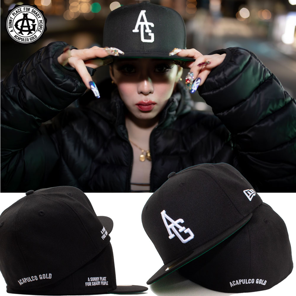 【Acapulco Gold/アカプルコゴールド】NEW ERA ニューエラ キャップ/59FIFTY FITTED x ACAPULCO GOLD ストリート スケーター メンズ レディース