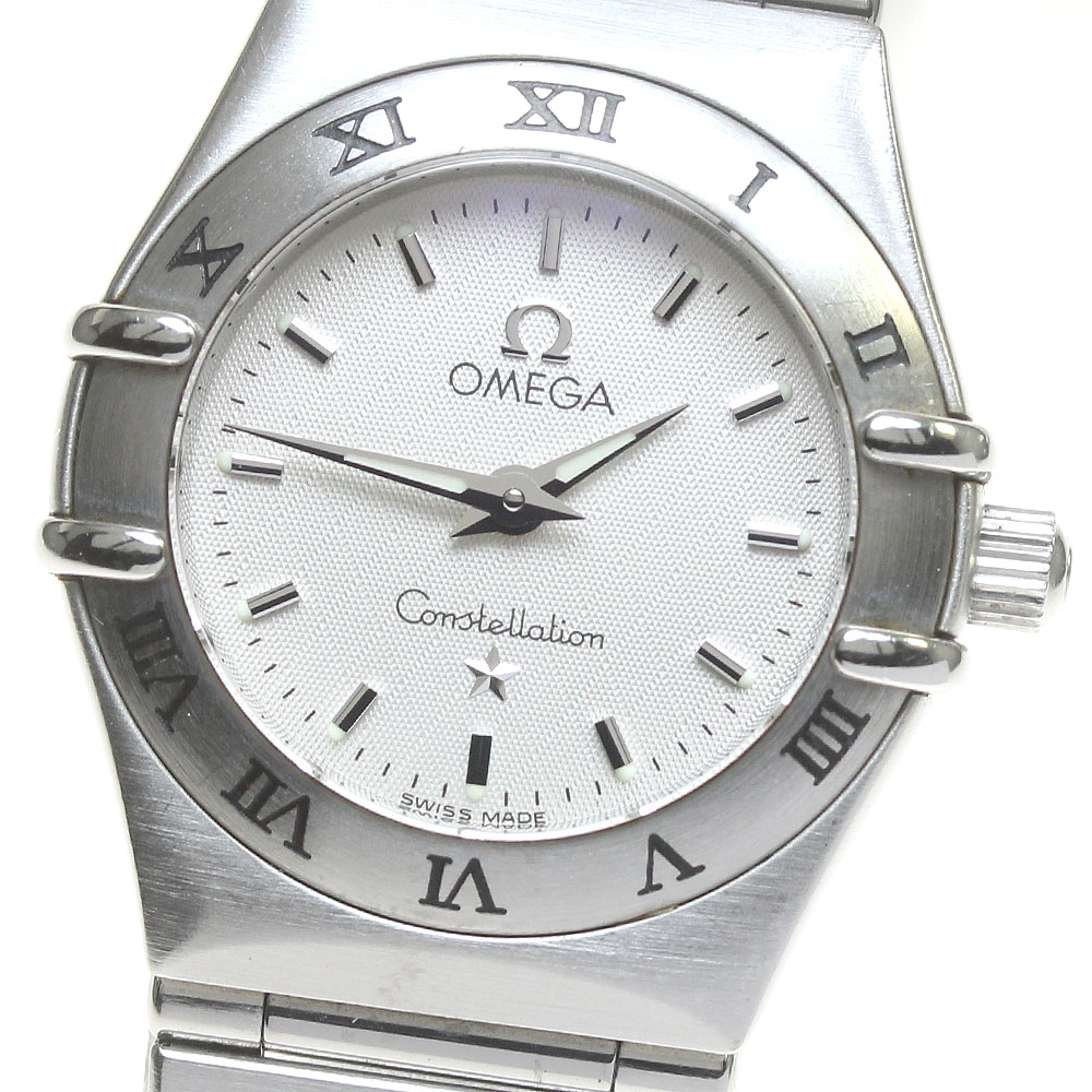 オメガ OMEGA 1562.30 コンステレーション ミニ クォーツ レディース 保証書付き_850094【中古】