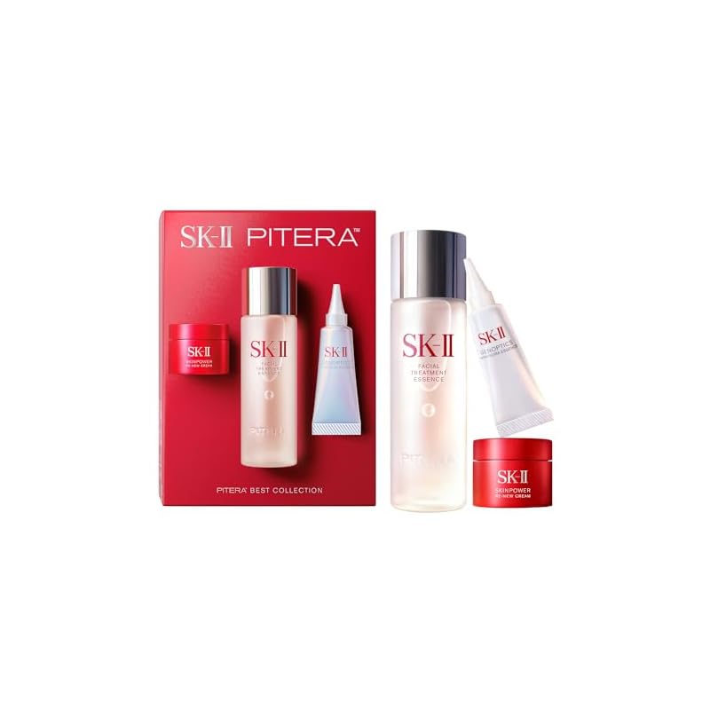 SK-II スキンケアセット ピテラ ベストコレクション リニュー エディション 化粧水 美白美容液 フェイスクリーム ギフトボックス 13,609円