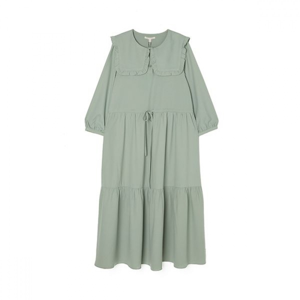 [プラスチックアイランド] ビッグカラーティアードワンピースPP2WO401