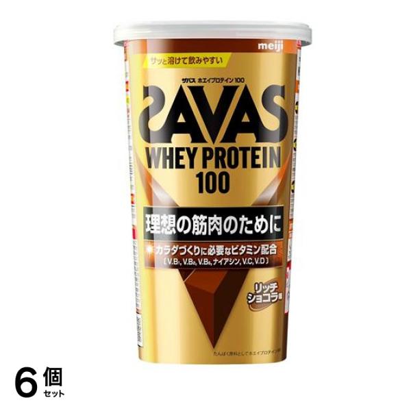 ホエイプロテイン100 リッチショコラ味 280g 6個セット