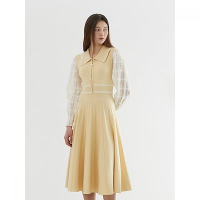 美品✨FABIANA FILIPPI ファー付 カシミヤニットコート グレージュ