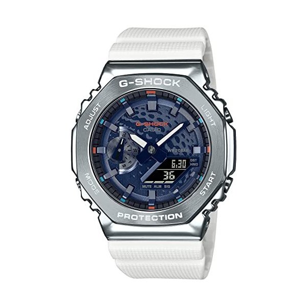 【スーパーセール】 シグネチャーモデル 石川遼 ジーショック 腕時計 ホワイト メンズ GM-2100RI21-7AJR メンズ腕時計