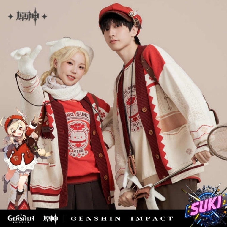 【プロ品質を極める!】原神 グッズ / クレー インプレッションシリーズ / ぬいぐるみキーホルダー / Genshin Impact Klee 可莉 げんしん コスプレ