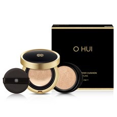 韓国コスメ premium O HUI アルティメットカバークッション モイスチャー 15g + リフィル 15g セット01号 ミルクベージュ1セット