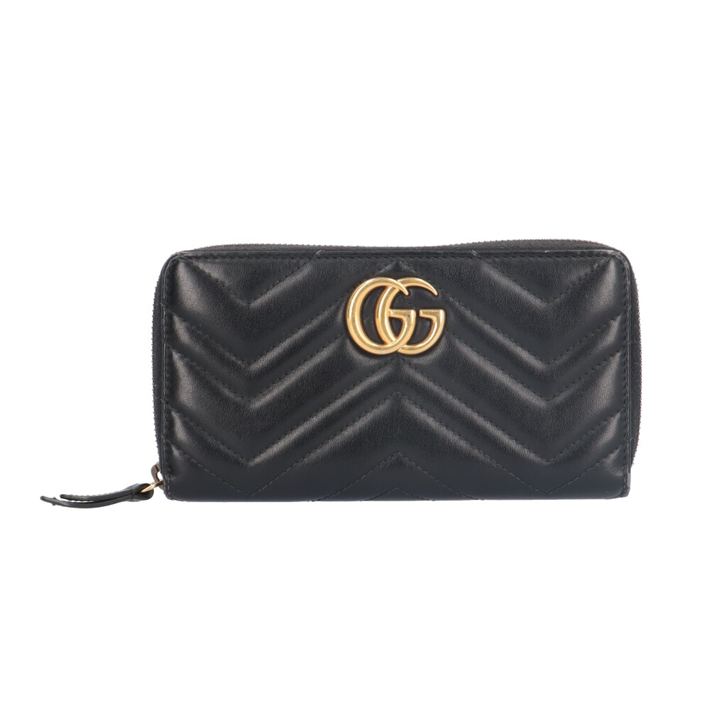 グッチ GGマーモント 長財布 レザー 443123 GUCCI 中古