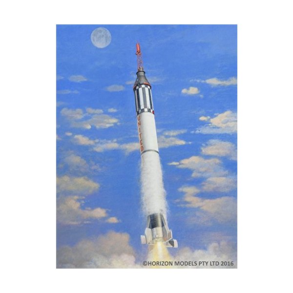 Horizon Models 1/72nd scale Mercury-Redstone Plastic Model Kit 並行輸入品