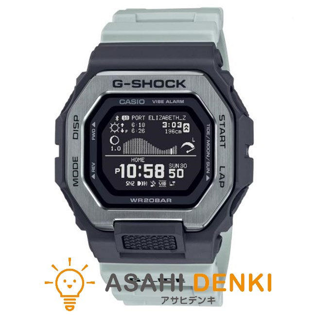腕時計・時計 カシオ GBX-100TT-8JF アウトドアウォッチ G-SHOCK 20気圧防水 グレー×ブラック