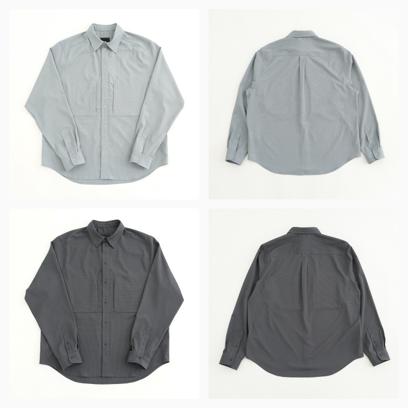 【CAYL】FLOW SEERSUCKER SHIRTS : 2COLORS