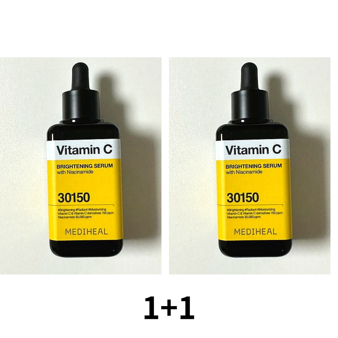 [1+1]ビタミンcブライトニングセラム40ml+40mlセット 透明感アップ 韓国美容液 ツヤ肌 肌トーンアップ 保湿美容液 ナチュラル成分 肌印象明るく 韓国スキンケア 4,903円