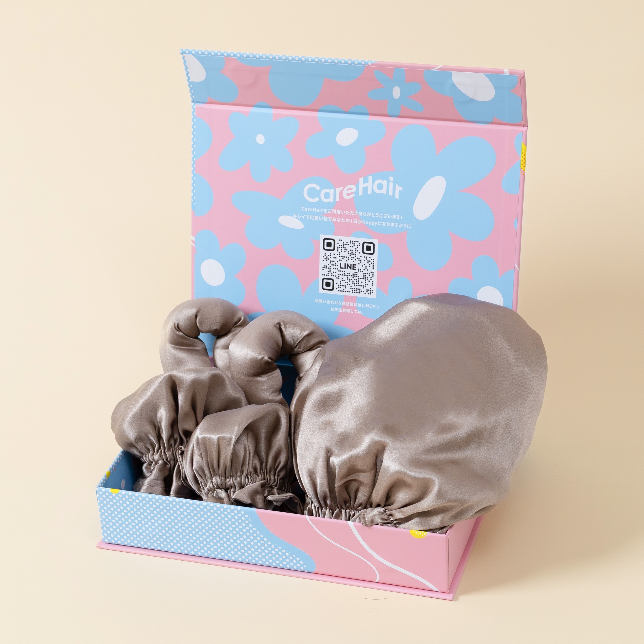 【新シルク・シリーズ】ボンボン + ナイトキャップセット（限定特典付き）