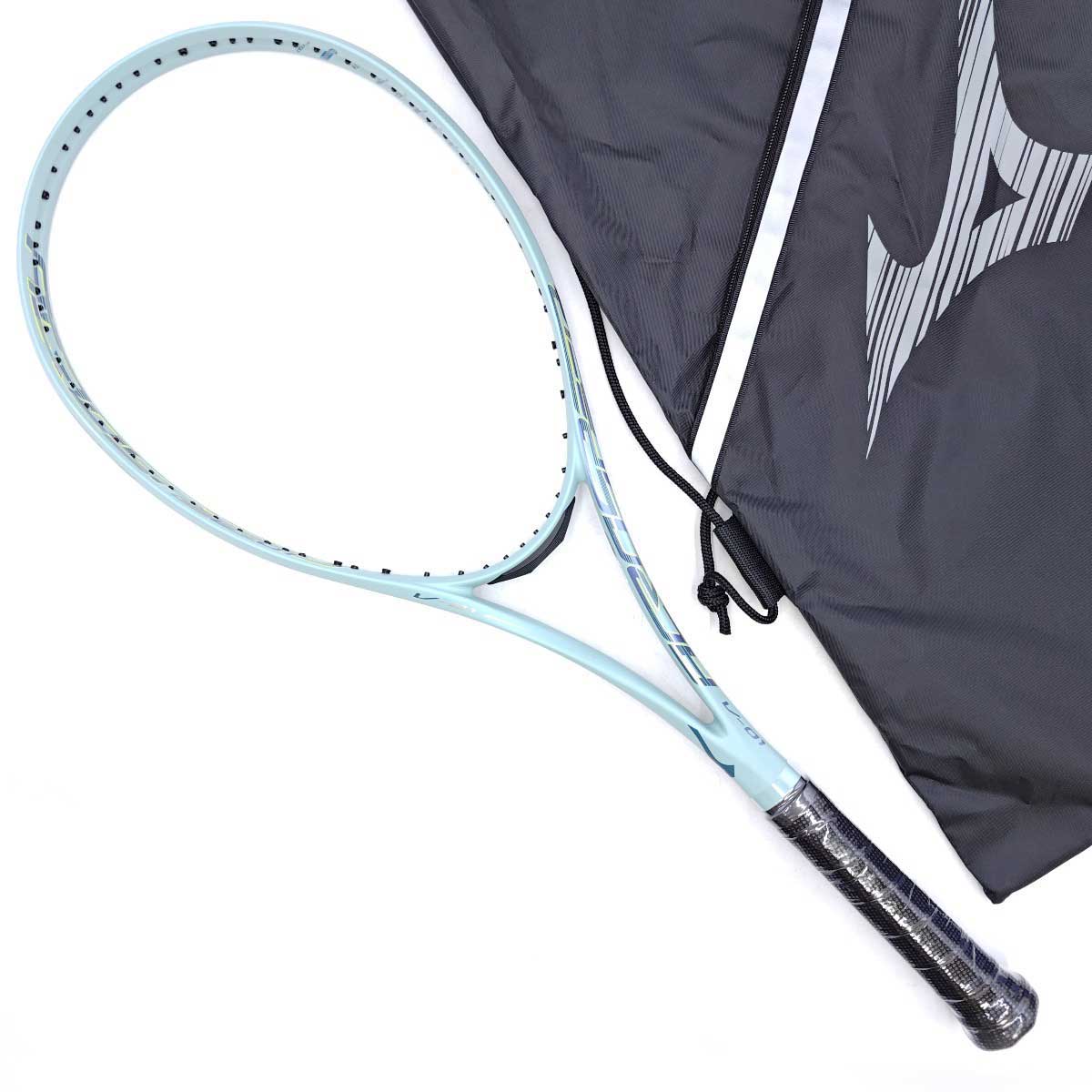 【中古・未使用品】ミズノ アクロスピード V-01 サイズ0X 軟式テニスラケット ACROSPEED V-01 アッシュグリーン×イエロー 63JTN6A332 MIZUNO