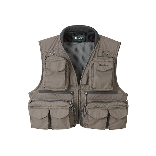 リバレイ フィッシングベスト 5429 RV ストリームガイドベストII タン L