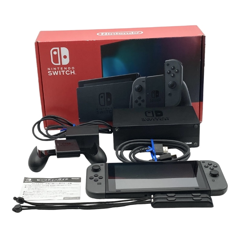 【中古 動作確認済】 Nintendo Switch Joy-Con(L)/(R) グレー