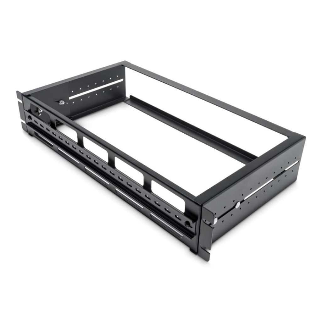 StarTech.com [ADJDINKIT] サーバーラック用DINレールキット/2U/19インチラック対応/耐荷重12.5kg/奥行き調整可能/トップハット ミニチュアトップハット Gレール付属