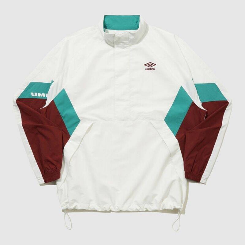 アンブロ UMBRO ポップラッシュ カラーブロック スタンネック アノラック アイボリー UR123CWT34 UR123CWT34_SCW0 205592