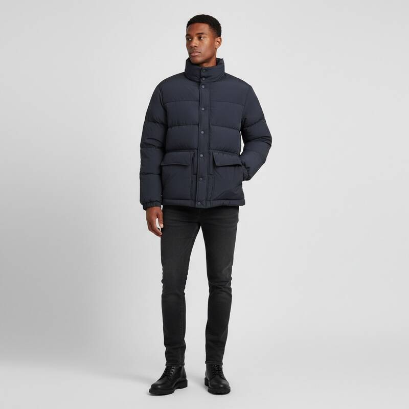 [カード決済で10%オフ]MAISON KITSUNE メンズ ダウンジャケット PM02230WQ4070 P199