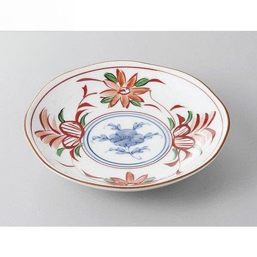 10個セット 組皿 花絵4.0皿 [12.3 x 2.8cm] 【料亭 旅館 和食器 飲食店 業務用 器 食器】