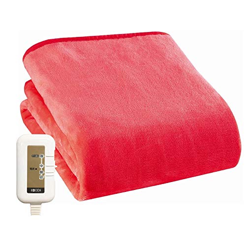 広電(KODEN) 電気毛布 敷き ピンク ダニを防ぐ 140×80cm フランネル 暖房範囲大 ダニ退治 洗える 省エネ スライド温度調節 CCA554PD
