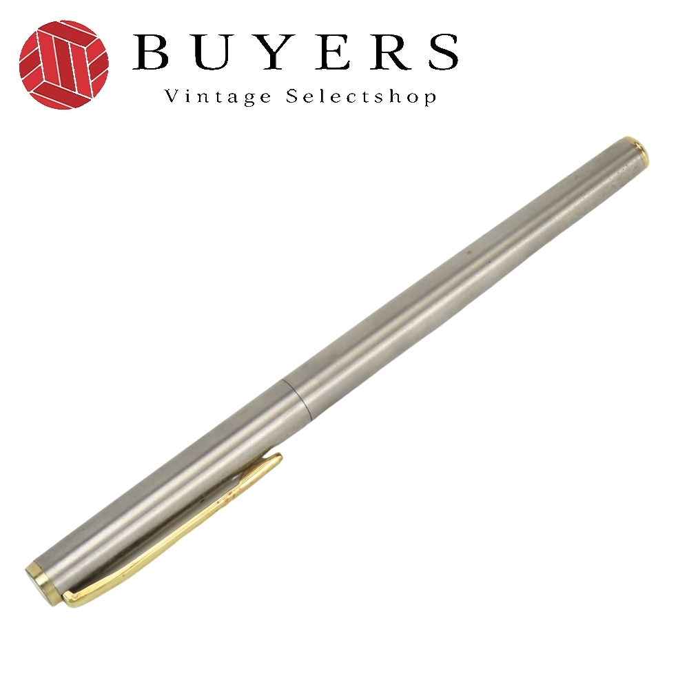 中古 万年筆 ノブレス メタル K14 シルバー ゴールド ペン先585(14K) 文房具 筆記具 レディース メンズ