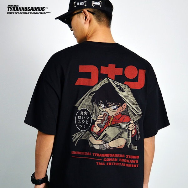 Qoo10] 日系新型アニメ探偵コナン半袖tシャツ男女