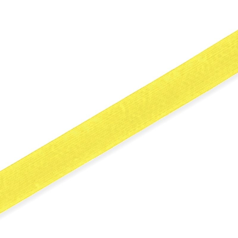 シモジマ HEIKO コハクリボン 24mm幅x30m巻 黄色 10巻 ラッピング用品 001200217