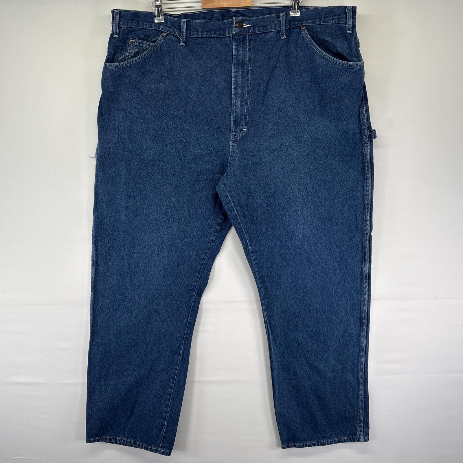 古着 デニムパンツ ペインター ハンマーループ 作業着 ワンポイントロゴ 大きいサイズ ブルー メンズ