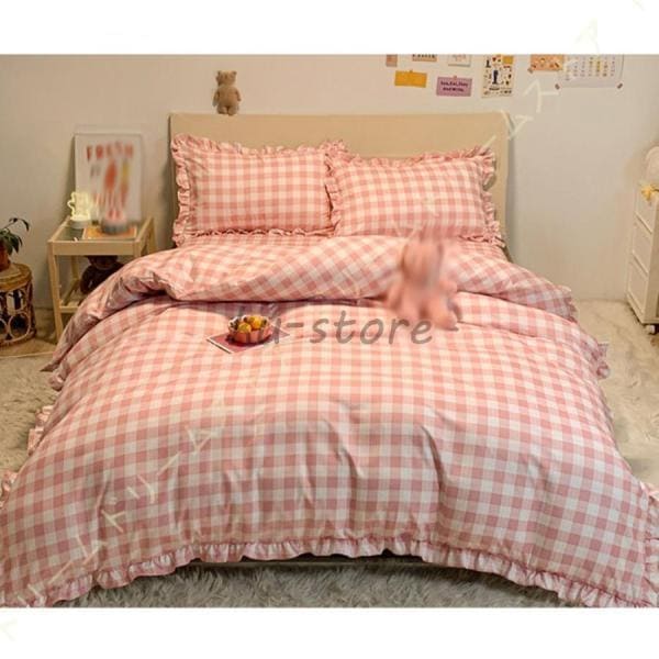 掛布団カバー ファスナータイプ 花柄 オーガニックコットン 敷きカバー 年中通用 時短 保温 コンフォーターカバー 防ダニ ナチュラル 200*230 ピンク