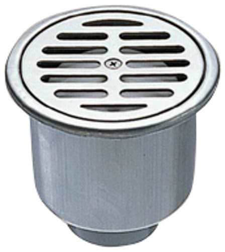 サイズ：100X50 SANEI 排水用品 封水50ステンレスワントラップ VUVPパイプ兼用 H