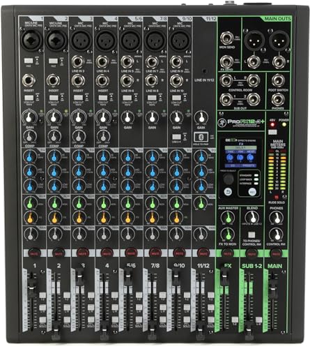 MACKIE マッキー 12チャンネルアナログミキサー WITH ENHANCED FXUSBレコーディング