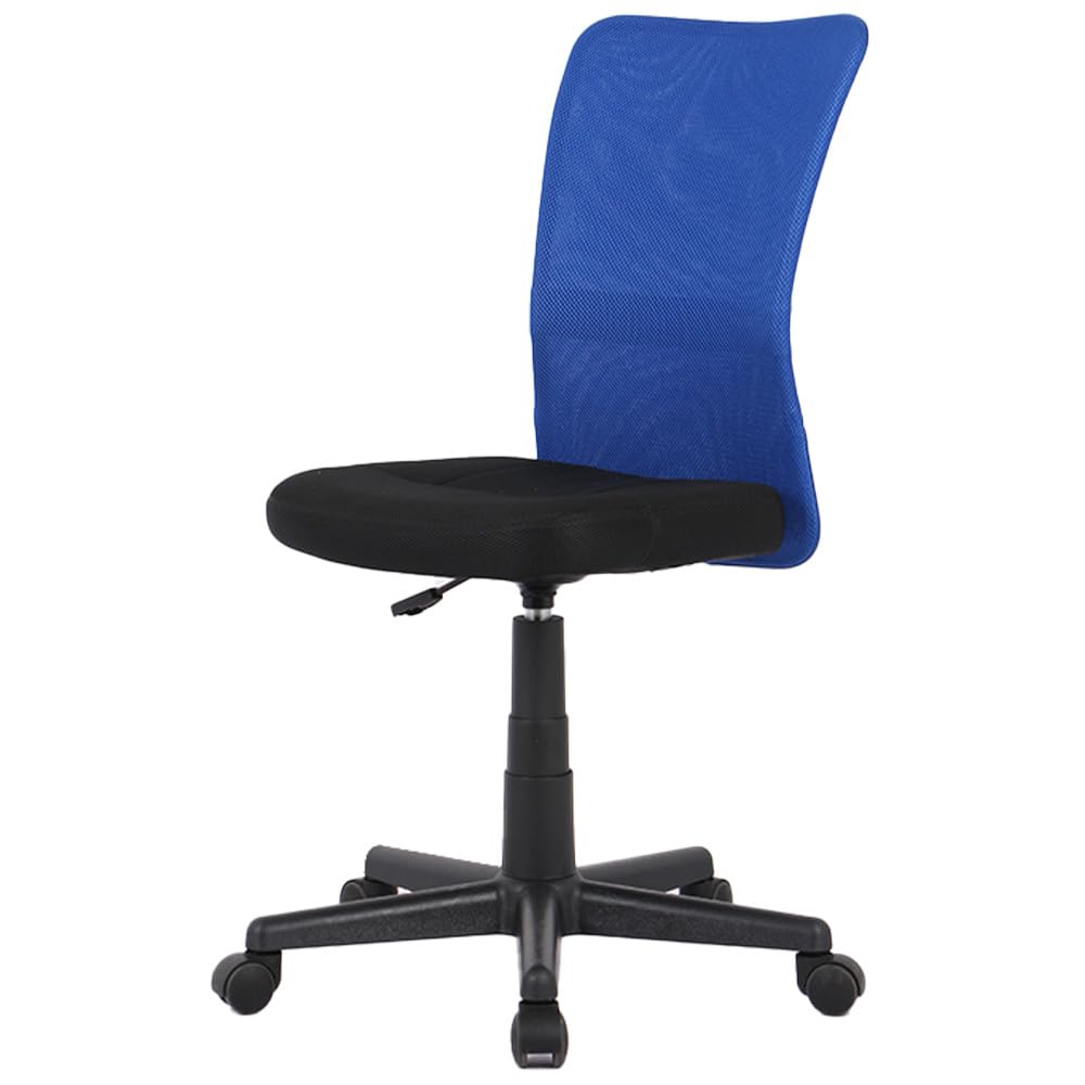 【リニューアルでより頑丈に】アイリスプラザ オフ ィスチェア デスクチェア メッシュ 通気性 腰サポートバー 無段階昇降 360度回転 コンパクト OFC-MAL ブルー 5,415円