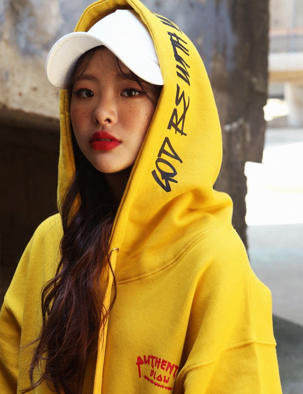 送料無料 ユニーセックス5C CROSS パーカー[MUSTARD]