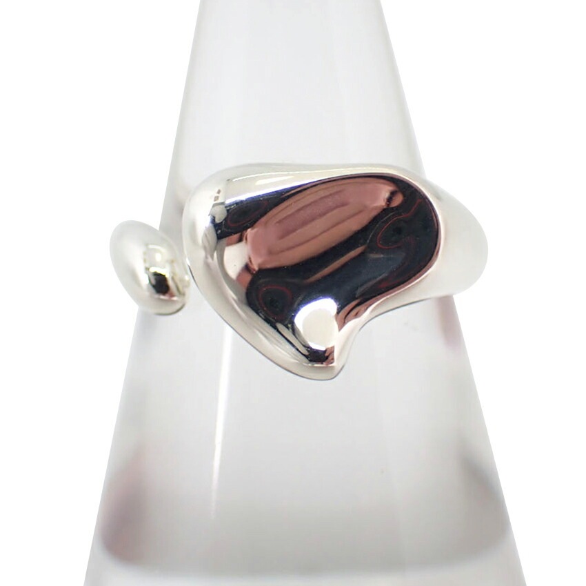 【中古】TIFFANY/ティファニー 925 フルハート リング 9号[g396-5］