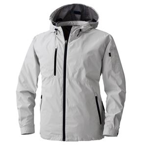 鳳皇 V8305 フードジャケット シルバーグレー 服のみ サイズ6L