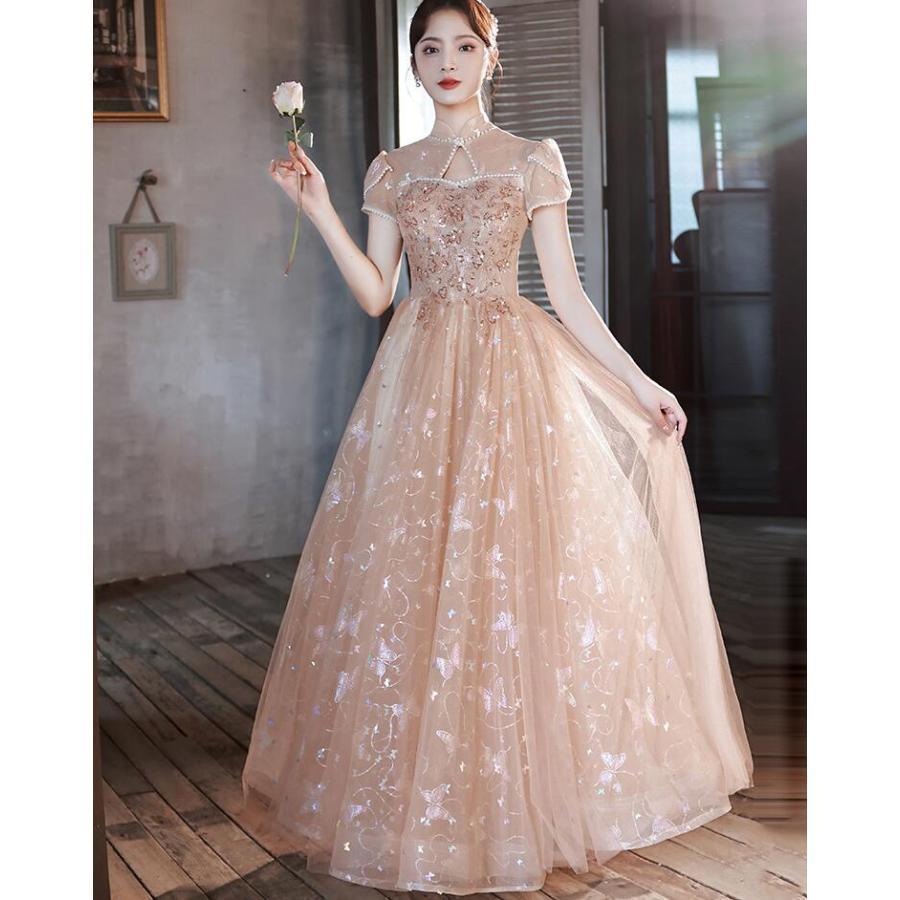 ロングドレス 演奏会用 パーティードレス 結婚式 ドレス ステージドレス 大人 ピアノ 発表会 コーラス 合唱衣装 マキシ丈 20代30代40代 成人式 6,331円