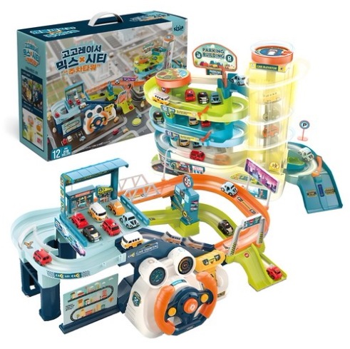 Kizus Mix City駐車場タワーのおもちゃ/操作玩具/子供のおもちゃ/教育用