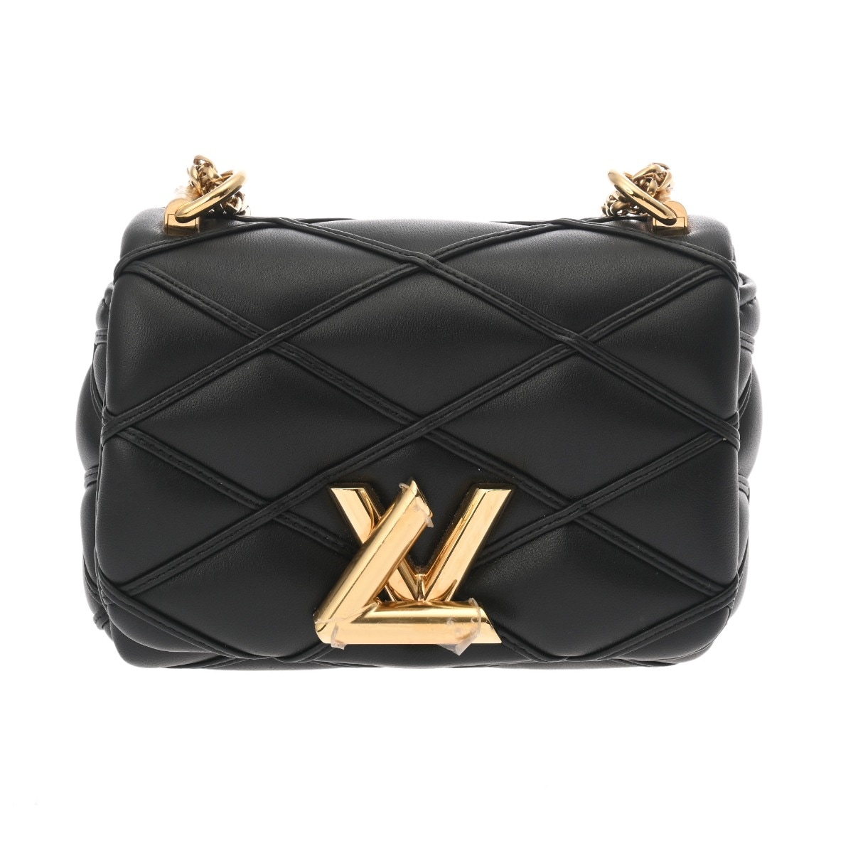 PICO GO-14 ノワール M23625 レディース ラムレザー ショルダーバッグ 新同 中古 銀蔵