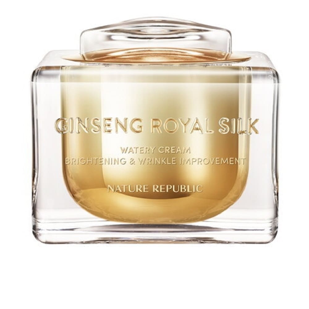 ジンセン ロイヤルシルク アンチエイジ ング ウォータリークリーム 60g 保湿力 しっとり