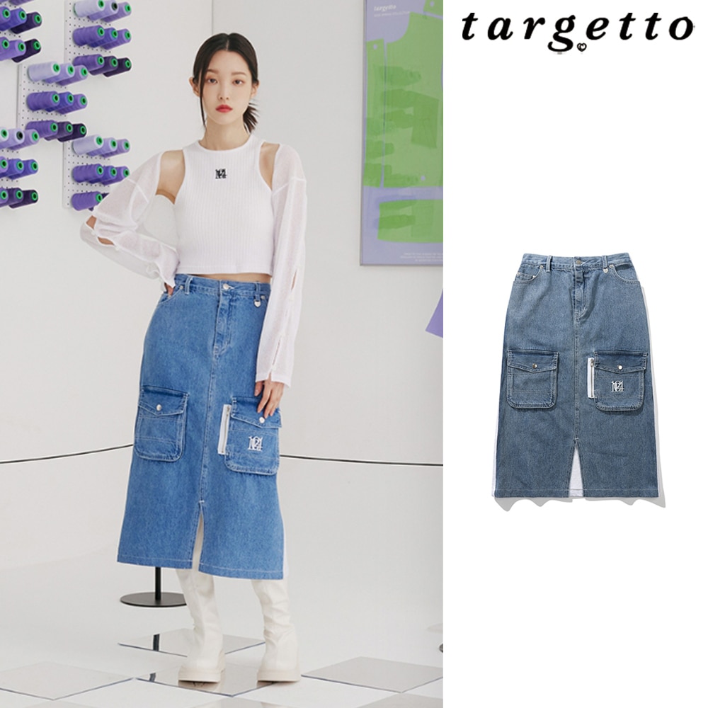 [TARGETTO] HALF AND HALF SKIRT