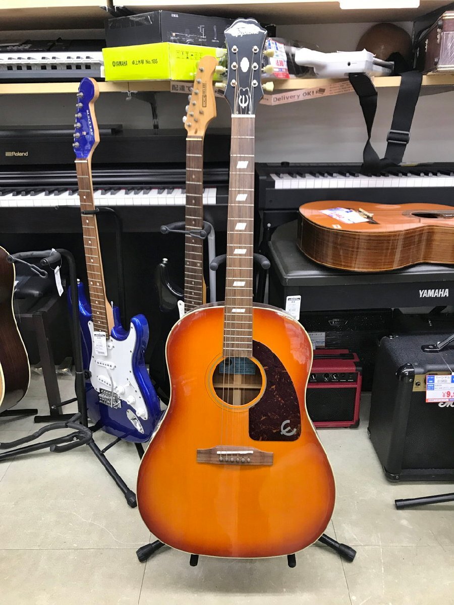 エピフォン Epiphone アコースティックギター テキサン TEXAN FT-79 弦楽器 ソフトケース付 エレアコ［静岡市］店頭併売品 2601LR905