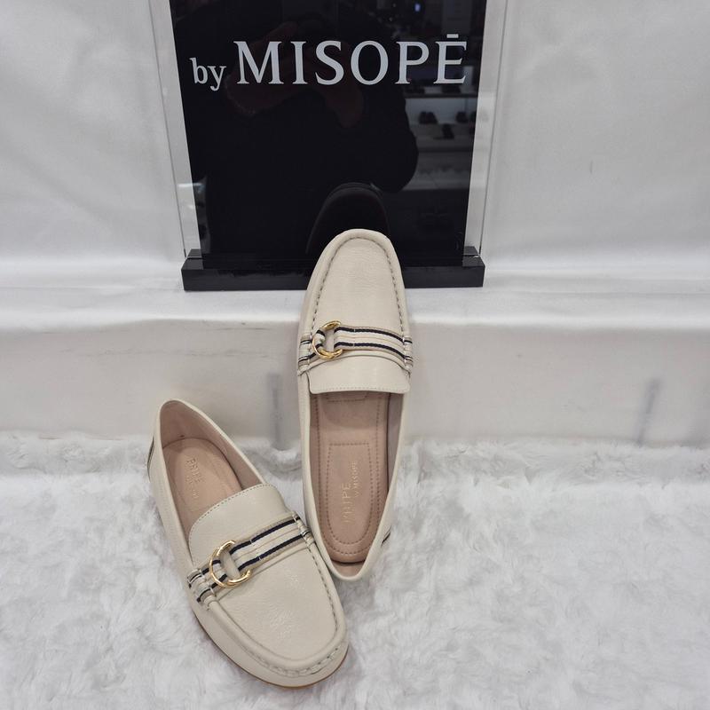 By 女性 ゴールドリング ローファー 112HT339DG002 IVORY 4 JJ 14,348円