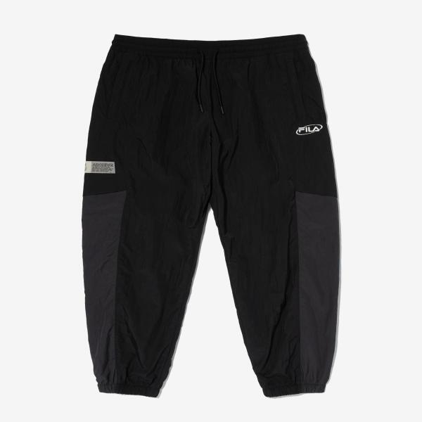 FILA クランクル メッシュ裏地 カラーブロック ジョガーパンツ