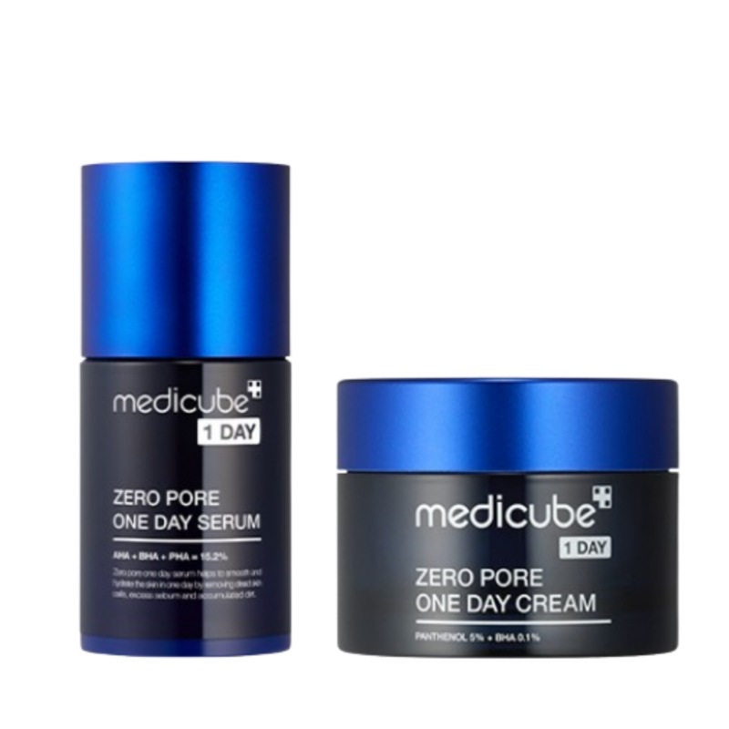 【正規品】ゼロ毛穴1DAY2種セット(毛穴美容液＆クリームセット) (角栓／毛穴ケア)