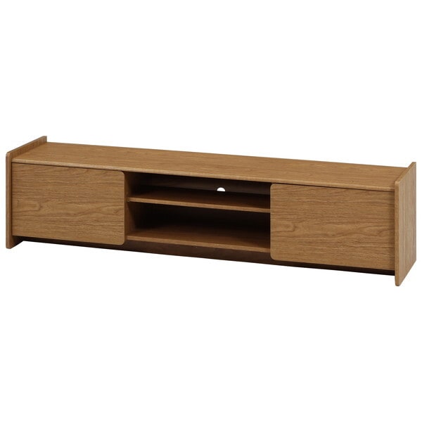 画像確認 不二貿易 86944 ヘーゼル TVボード 160幅 ミドルブラウン