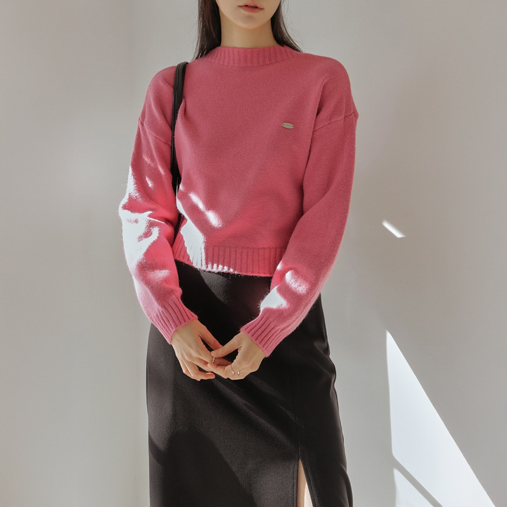 ジェムブリンソフトハーフネックニット